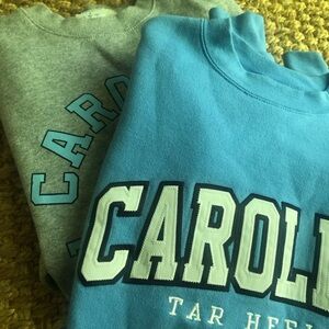 New: Set of Two Champion UNC Chapel Hill Tar Heel Sweatshirts. Size Small